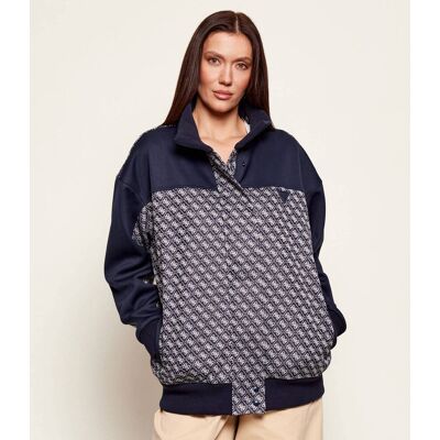 Guess ACTIVE Kurtka Maya Loose fit granatowy S Guess ACTIVE Kurtka Maya Loose fit granatowy S