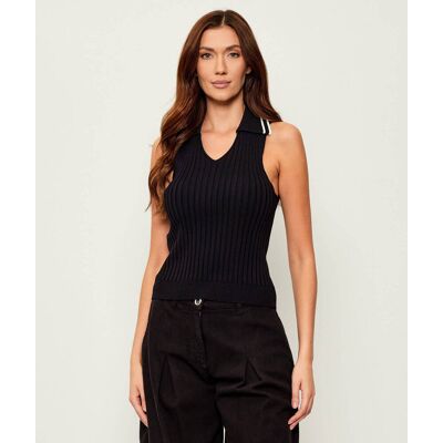 Pinko Top LIPARI Slim Fit czarny L Pinko Top LIPARI Slim Fit czarny L