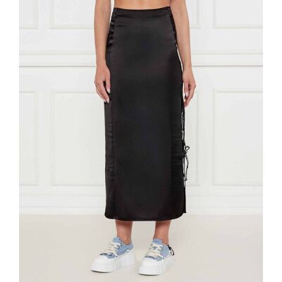 Karl Lagerfeld Jeans Satynowa spódnica czarny XS Karl Lagerfeld Jeans Satynowa spódnica czarny XS