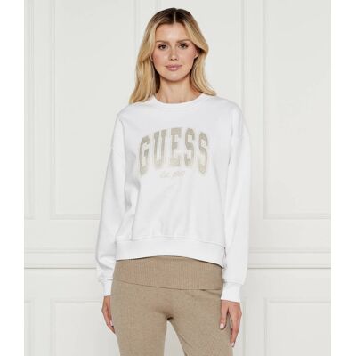 Guess Bluza Relaxed fit biały S Guess Bluza Relaxed fit biały S