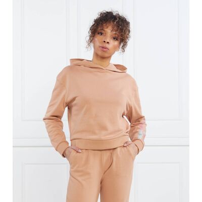 Giorgio Armani Exchange Bluza Cropped Fit camel S Giorgio Armani Exchange Bluza Cropped Fit camel S