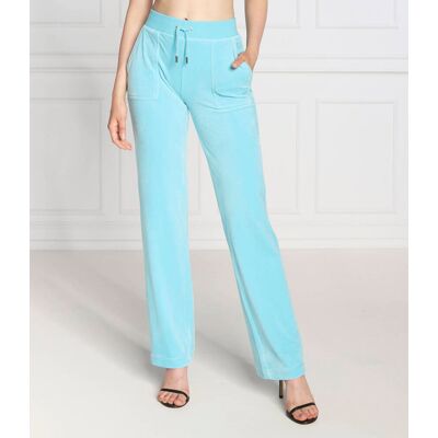 Juicy Couture Spodnie dresowe Del Ray Regular Fit błękitny XL Juicy Couture Spodnie dresowe Del Ray Regular Fit błękitny XL