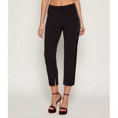 Elisabetta Franchi Spodnie cygaretki czarny 34 Elisabetta Franchi Spodnie cygaretki czarny 34