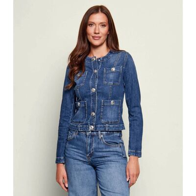 Liu Jo Kurtka jeansowa Slim Fit niebieski 42 Liu Jo Kurtka jeansowa Slim Fit niebieski 42
