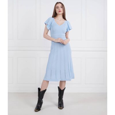 Silvian Heach Sukienka UTIAKO błękitny L Silvian Heach Sukienka UTIAKO błękitny L