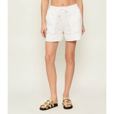 Pinko Szorty LIZ Regular Fit ecru S Pinko Szorty LIZ Regular Fit ecru S