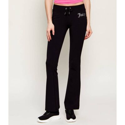 Juicy Couture Spodnie dresowe APOLLO flare fit czarny L Juicy Couture Spodnie dresowe APOLLO flare fit czarny L