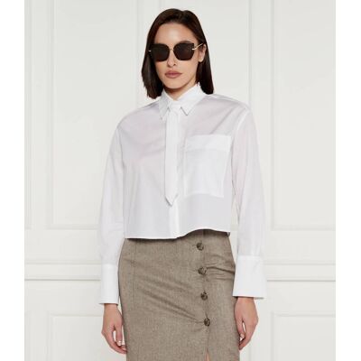 Marc Cain Koszula Cropped Fit biały 36 Marc Cain Koszula Cropped Fit biały 36