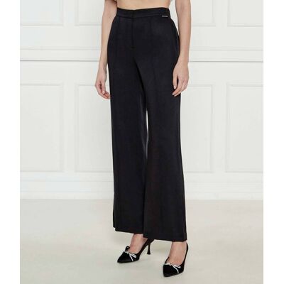 Karl Lagerfeld Spodnie EVERYDAY flare fit czarny 40 Karl Lagerfeld Spodnie EVERYDAY flare fit czarny 40
