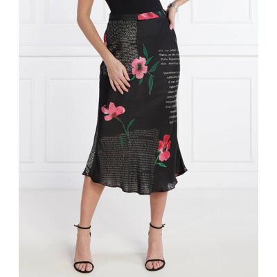 Desigual Satynowa spódnica czarny XS Desigual Satynowa spódnica czarny XS