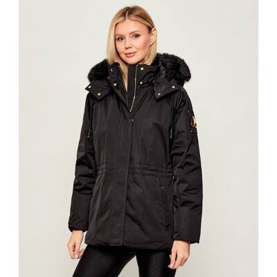 Moose Knuckles Puchowa parka Relaxed fit czarny M Moose Knuckles Puchowa parka Relaxed fit czarny M