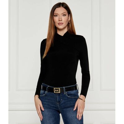 Marc Cain Sweter Slim Fit czarny 34 Marc Cain Sweter Slim Fit czarny 34
