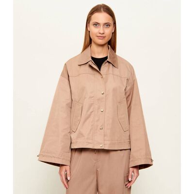 Liu Jo Sport Kurtka Relaxed fit beżowy XL Liu Jo Sport Kurtka Relaxed fit beżowy XL
