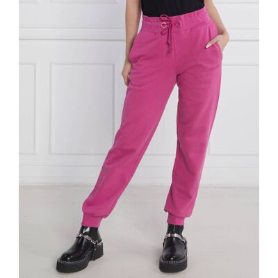 Patrizia Pepe Spodnie dresowe Regular Fit fioletowy XL Patrizia Pepe Spodnie dresowe Regular Fit fioletowy XL