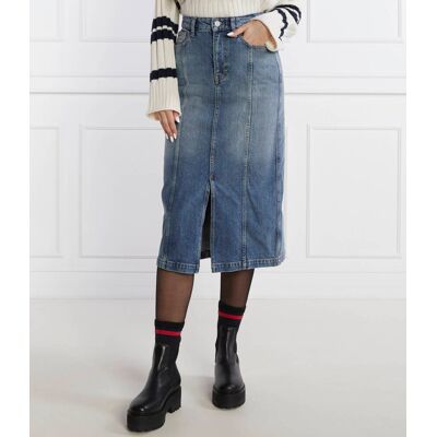 Tommy Jeans Jeansowa spódnica CLAIRE niebieski 27 Tommy Jeans Jeansowa spódnica CLAIRE niebieski 27