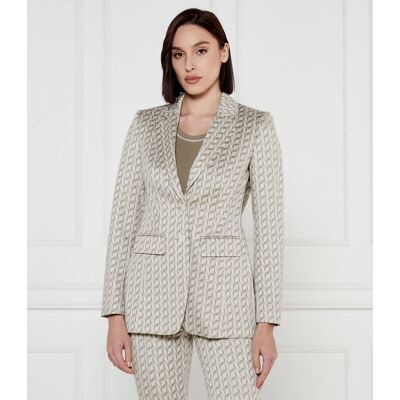 Marc Cain Marynarka Slim Fit beżowy 42 Marc Cain Marynarka Slim Fit beżowy 42