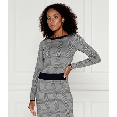 Boss BLACK Sweter Ferenti Regular Fit szary M Boss BLACK Sweter Ferenti Regular Fit szary M
