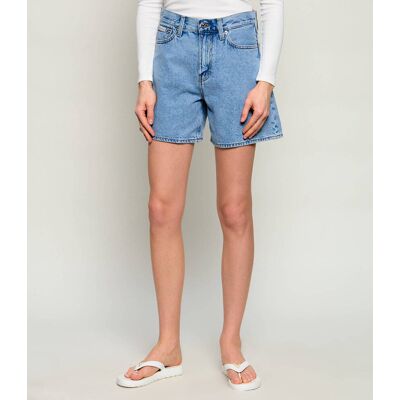 Calvin Klein Jeans Jeansowe szorty Regular Fit high rise niebieski 30 Calvin Klein Jeans Jeansowe szorty Regular Fit high rise niebieski 30