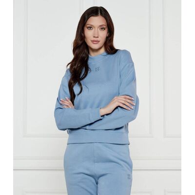 HUGO Bluza DAXANDRIA Relaxed fit błękitny XS HUGO Bluza DAXANDRIA Relaxed fit błękitny XS