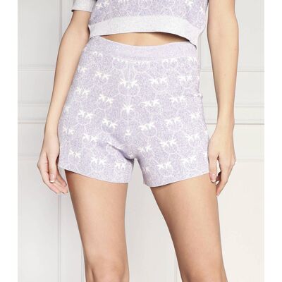 Pinko Szorty SFAVILLANTE SHORTS JACQUARD MO Regular Fit lawendowy XS Pinko Szorty SFAVILLANTE SHORTS JACQUARD MO Regular Fit lawendowy XS