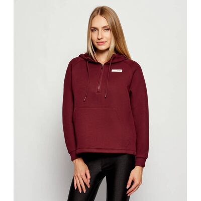 EA7 Bluza Relaxed fit bordowy XL EA7 Bluza Relaxed fit bordowy XL