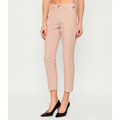Liu Jo Spodnie cygaretki Slim Fit różowy 42 Liu Jo Spodnie cygaretki Slim Fit różowy 42
