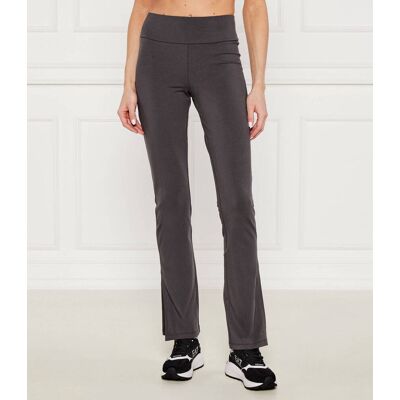 EA7 Legginsy flare fit grafitowy L EA7 Legginsy flare fit grafitowy L