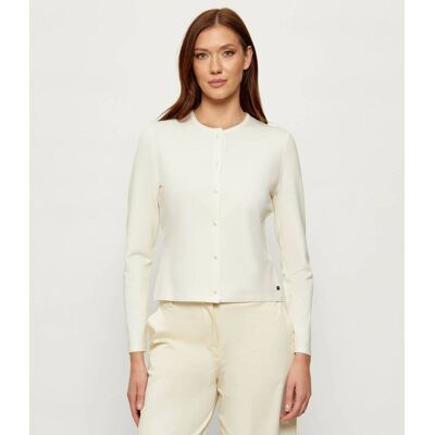 Marc Cain Kardigan Slim Fit ecru 36 Marc Cain Kardigan Slim Fit ecru 36
