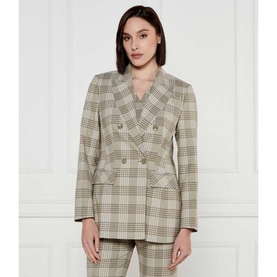 Marc Cain Marynarka Slim Fit z dodatkiem wełny beżowy 42 Marc Cain Marynarka Slim Fit z dodatkiem wełny beżowy 42