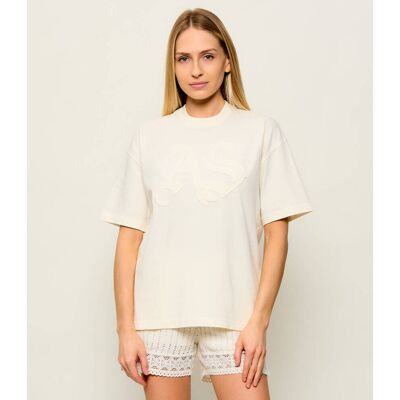 AllSaints T-shirt INSIGNIA ETTA Oversize fit ecru L AllSaints T-shirt INSIGNIA ETTA Oversize fit ecru L