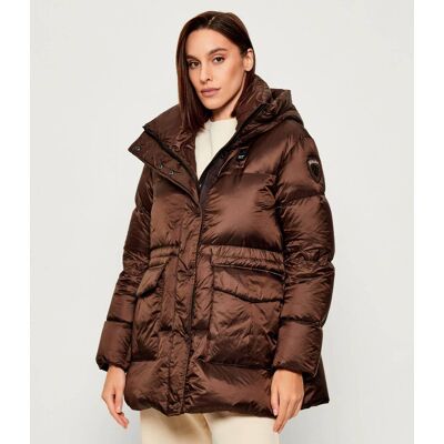 BLAUER Puchowa kurtka CHELSEA Relaxed fit brązowy M BLAUER Puchowa kurtka CHELSEA Relaxed fit brązowy M
