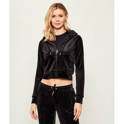 Juicy Couture Bluza MADISON Cropped Fit czarny XL Juicy Couture Bluza MADISON Cropped Fit czarny XL