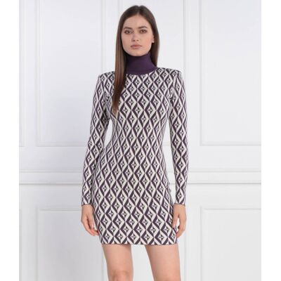 Elisabetta Franchi Sukienka fioletowy 42 Elisabetta Franchi Sukienka fioletowy 42
