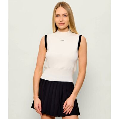 Guess ACTIVE Top Laurene Regular Fit biały XS Guess ACTIVE Top Laurene Regular Fit biały XS