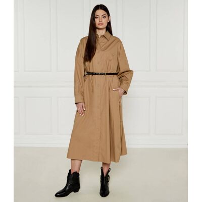 Weekend MaxMara Sukienka beżowy S Weekend MaxMara Sukienka beżowy S