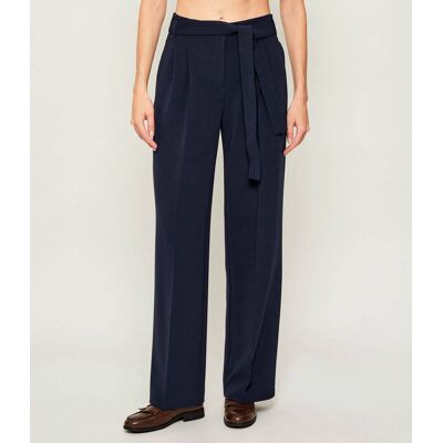 Boss BLACK Spodnie Tapiana Relaxed fit granatowy 38 Boss BLACK Spodnie Tapiana Relaxed fit granatowy 38