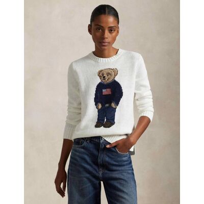 Polo Ralph Lauren Lniany sweter Regular Fit ecru XL Polo Ralph Lauren Lniany sweter Regular Fit ecru XL