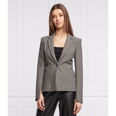 Patrizia Pepe Marynarka Regular Fit szary 36 Patrizia Pepe Marynarka Regular Fit szary 36