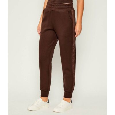 Guess Spodnie dresowe NEW VICTOIRE Regular Fit brązowy XL Guess Spodnie dresowe NEW VICTOIRE Regular Fit brązowy XL