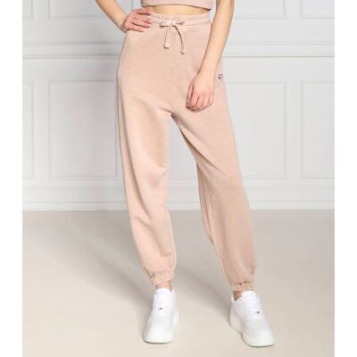 Tommy Jeans Spodnie dresowe TIMELESS 1 WASHED Relaxed fit kremowy L Tommy Jeans Spodnie dresowe TIMELESS 1 WASHED Relaxed fit kremowy L