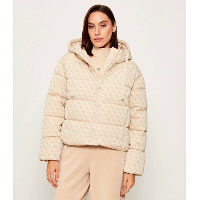 Guess Kurtka DAISY Regular Fit ecru XXL Guess Kurtka DAISY Regular Fit ecru XXL