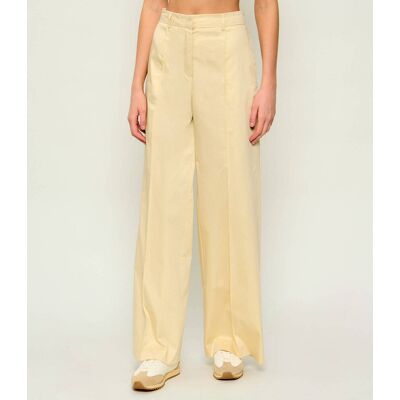 MAX&Co.; Spodnie Mcovertice flare fit beżowy 40 MAX&Co.; Spodnie Mcovertice flare fit beżowy 40