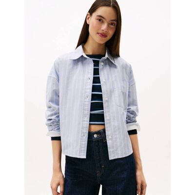 Tommy Jeans Koszula Oversize fit błękitny M Tommy Jeans Koszula Oversize fit błękitny M