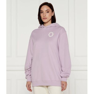 Hugo Blue Bluza Oversize fit pudrowy róż XS Hugo Blue Bluza Oversize fit pudrowy róż XS