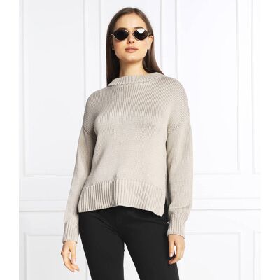 HUGO Sweter Smegina Regular Fit beżowy XL HUGO Sweter Smegina Regular Fit beżowy XL