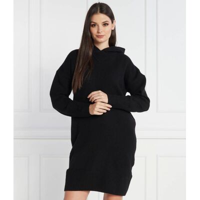 Boss BLACK Wełniana sukienka Faila czarny XS Boss BLACK Wełniana sukienka Faila czarny XS