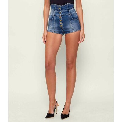 Elisabetta Franchi Jeansowe szorty Slim Fit granatowy 38 Elisabetta Franchi Jeansowe szorty Slim Fit granatowy 38