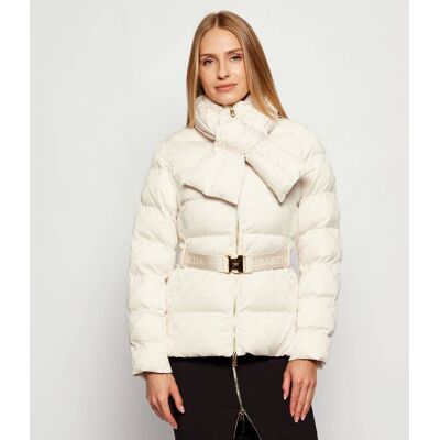 Elisabetta Franchi Kurtka Regular Fit ecru 40 Elisabetta Franchi Kurtka Regular Fit ecru 40