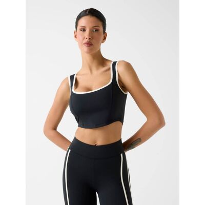 Guess ACTIVE Top SARAH Cropped Fit czarny M Guess ACTIVE Top SARAH Cropped Fit czarny M