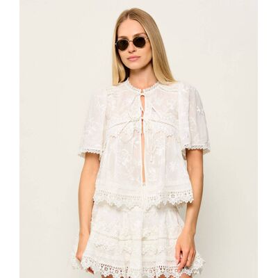 AllSaints Bluzka Lillith Regular Fit biały 34 AllSaints Bluzka Lillith Regular Fit biały 34